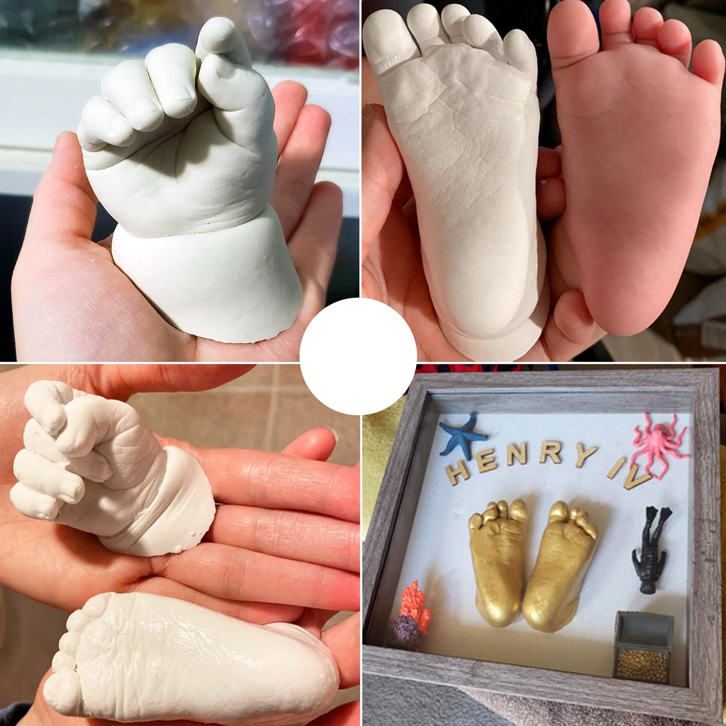 Baby hands and feet model casting kit