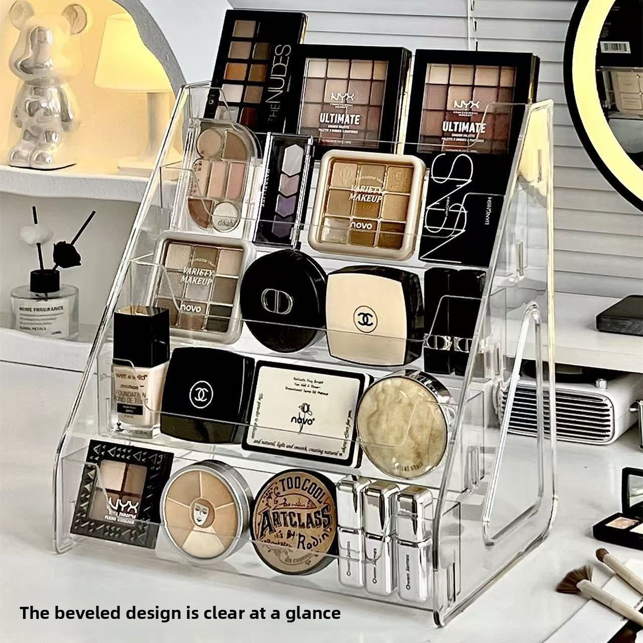 Acrylic Cosmetic Organizer - 5 Tier Makeup Storage Box