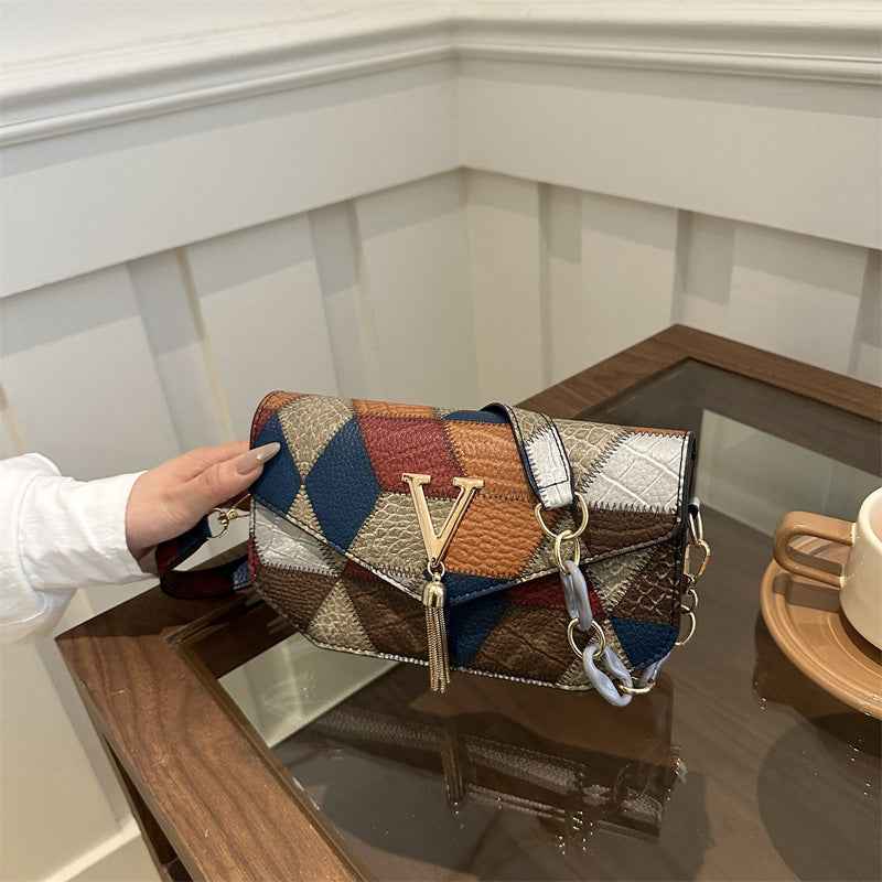 Women's Shoulder Bag - Stylish Square