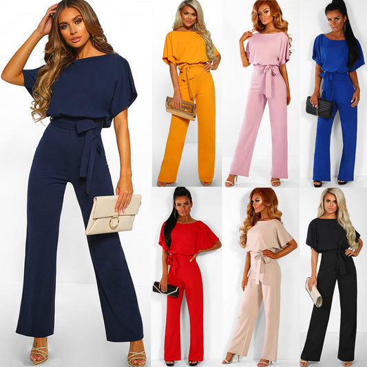 Elegant Button-Up Jumpsuit for Women | Short