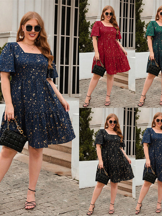 Casual loose-fitting dress for women, midi skirt - ART42