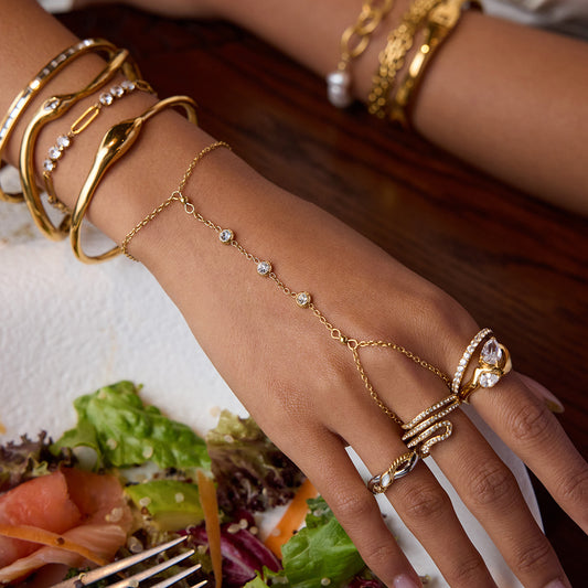 Stainless Steel Snake Ring Jewelry