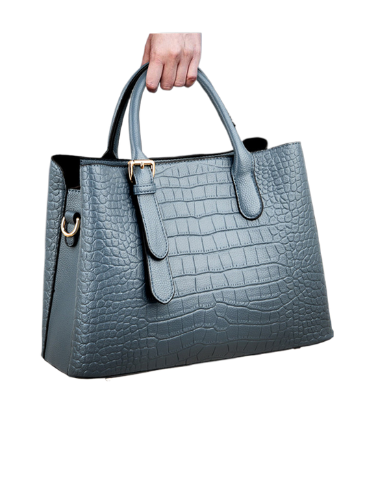 Women's Genuine Leather Commuter Bag - Large Capacity